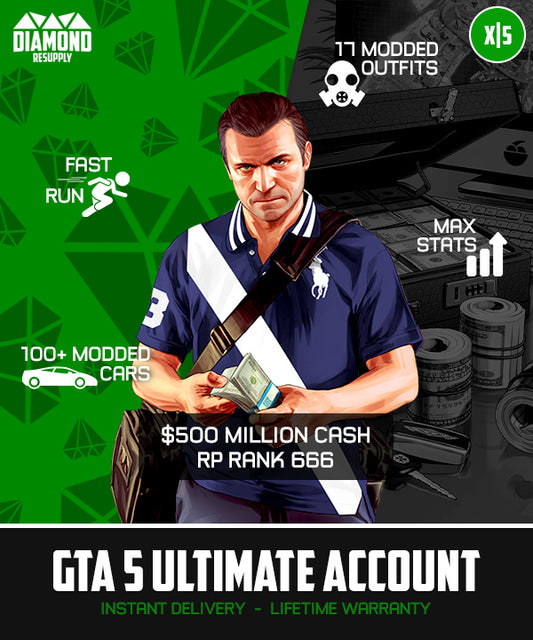 GTA 5 Modded Account - Ultimate (Series X|S)